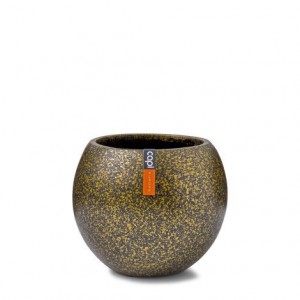 BTZG103 VASE BOULE TERRAZZO 22X18 OR