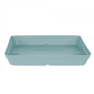 CAPRI SAUCER SQUARE 35CM GREEN SAFARI