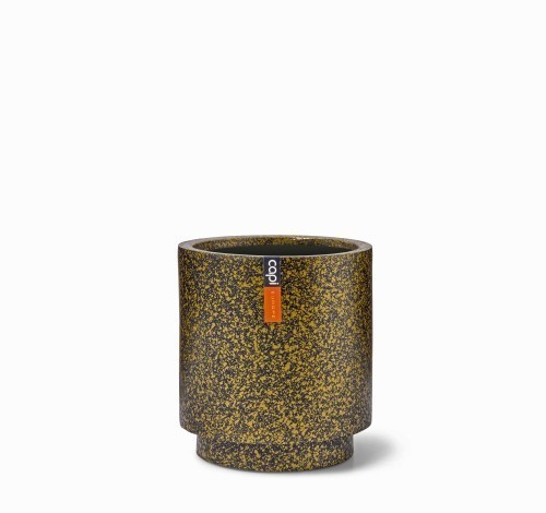 BTZG315 VASE CYLINDRE TERRAZZO 23X25 OR