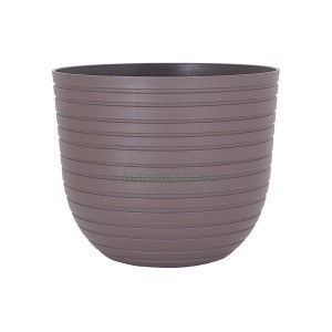 HAVANA HORIZON POT 40CM MUD