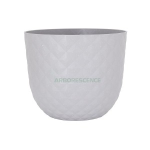 HAVANA TROPICAL POT 40CM LIMESTONE