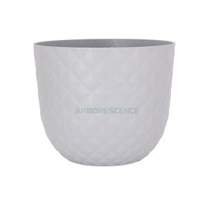 HAVANA TROPICAL POT 50CM LIMESTONE