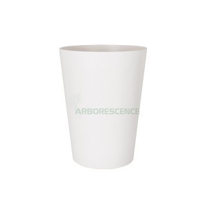 PORTO HIGH MATE POT 50CM WHITE