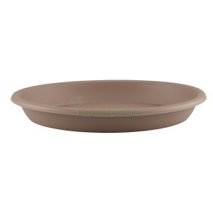 ROUND SAUCER 15CM TAUPE