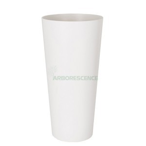 PORTO HIGH MATE POT 80CM WHITE