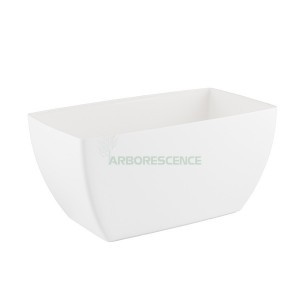 SIENA PLANTBOX 30CM WHITE