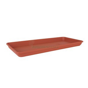 VENEZA RECTANGULAR SAUCER XL 60CM TERRACOTTA
